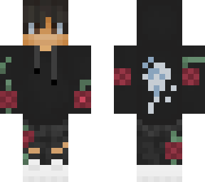 rose boy with ice rose