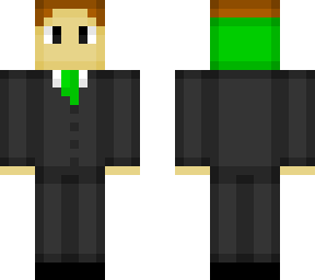 thegreengamermc main skin 7 fixed tie (casual & buisness)