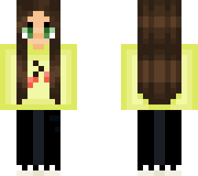 yellow cherry sweater girl