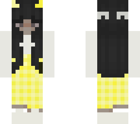 yellow demon girl in pjs