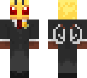 angry bee in a tux