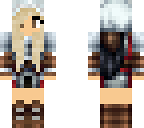 assassin's creed girl - blonde hair, brown eyes