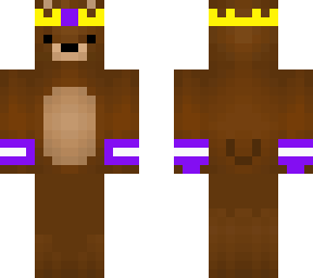 bear with a purple crown