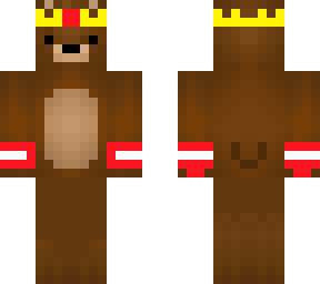 bear with a red crown