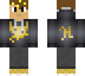 black gold hoodie boy