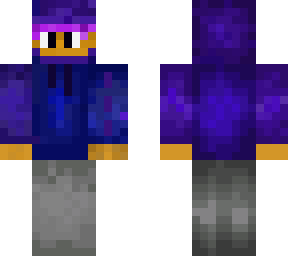 blue hoddie