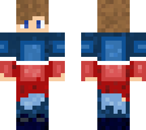 blue red cool boy
