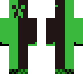 creepack (creeper infected with black colours) plastic