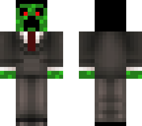 creeper in a tux