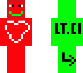 creepy red man