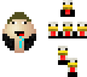 forgot to add jackets to the chickens on jacket derp egg