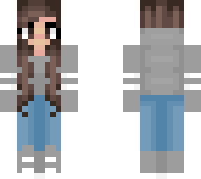 girl in gray hoodie