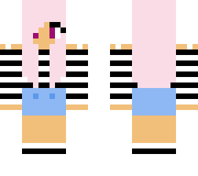 pink hair girl