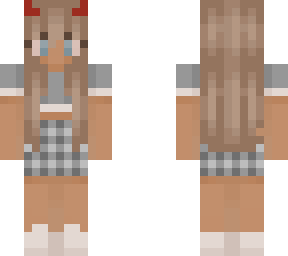 plaid skirt devil