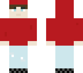 red hoodie