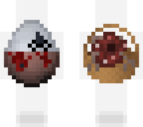 the upside down egg