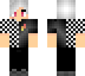 white haired boy