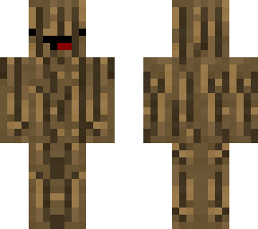 wood with face