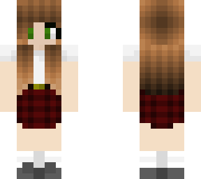 ~ cute girl with a plaid skirt ~