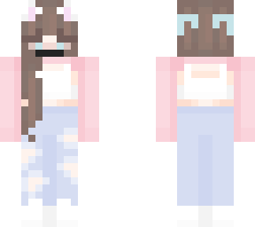 aesthetic cat mask girl (edited)