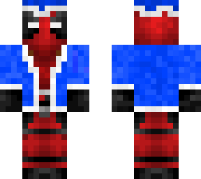 blue deadpool-santa
