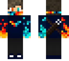 fire and ice skin with mask version 2