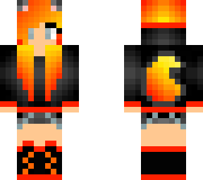 fire wolf girl