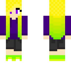 girl (yellow, green, purple)