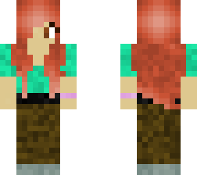 girl with blue shirt