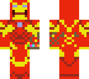 iron man with gauntlet