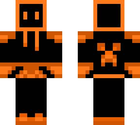 orange and black