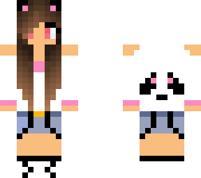 panda hoodie girl