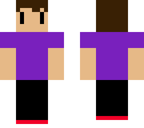purple shirt