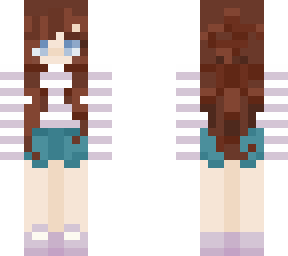 striped shirt girl, recolor