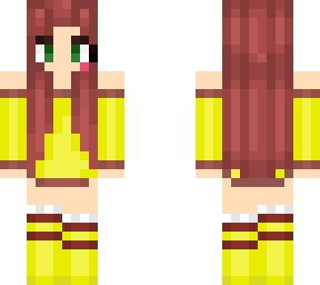 yellow red hair girl