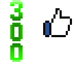 300 likes?! thanks!