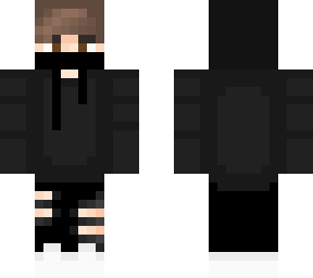black hoodie