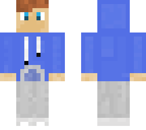 blue hoodie boy