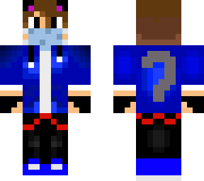 cool blue cat boy + veil