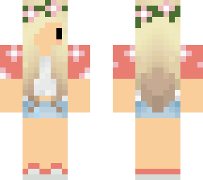 cute blond girl with flower crown 3