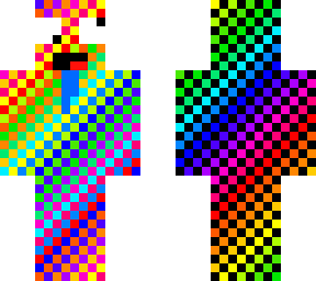 dumm noob + rainbow dot +black rainbow dot