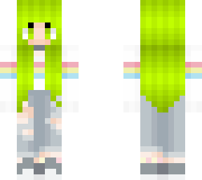 Liz Rainbow Green | Minecraft Skin