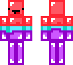pastel red/purple/teal skeppy skin v2