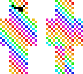 rainbow checkerboard