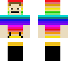 rainbow hoodie boy