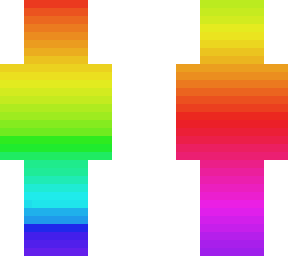 rainbow person