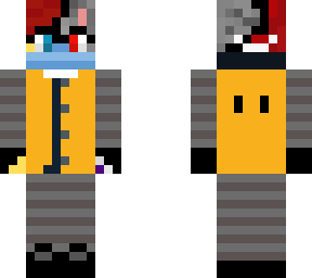 space furry/red haired girl *2 with covid-19 mask