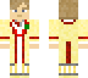5th doctor (cream and white pance pattern type 2)