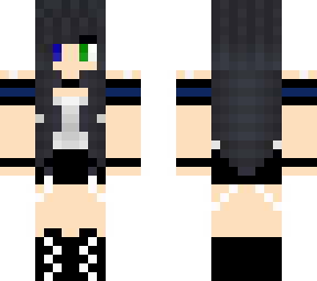 aphmau skin with blue and green eyes