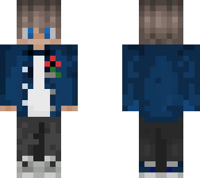 blue formal cute